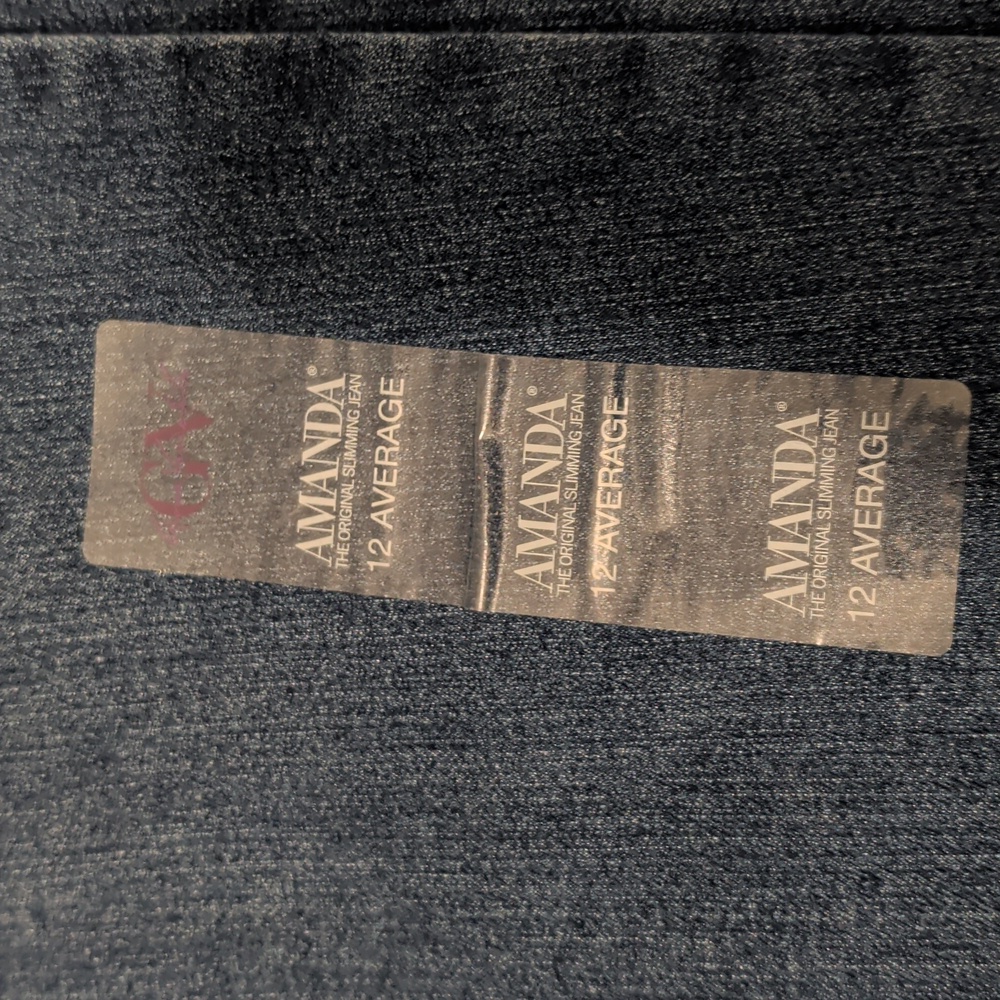 NWT Gloria Vanderbilt Amanda Slimming Jeans Size 12 - Picture 4 of 9